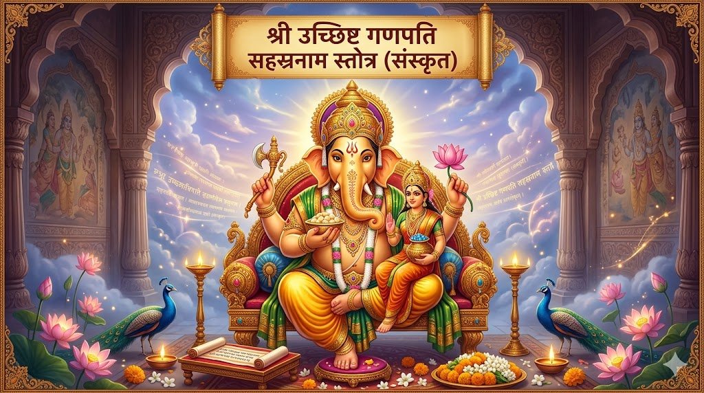 श्री उच्छिष्ट गणपति सहस्रनाम स्तोत्र रुद्रयामलान्तर्गतम् (संस्कृत) | Shri Uchchhishta Ganapati Sahasranama Stotra Lyrics in Sanskrit - Sadhanas.in - Sadhanas.in श्री उच्छिष्ट गणपति सहस्रनाम स्तोत्र (संस्कृत) | Shri Uchchhishta Ganapati Sahasranama Stotra Lyrics in Sanskrit - Sadhanas.in