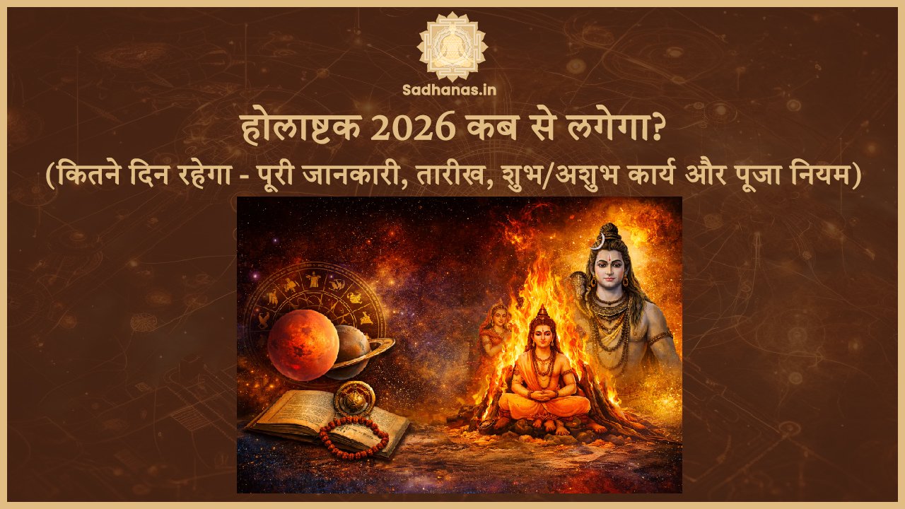 Holashtak 2026 कब से लगेगा – होलाष्टक तारीख और नियम