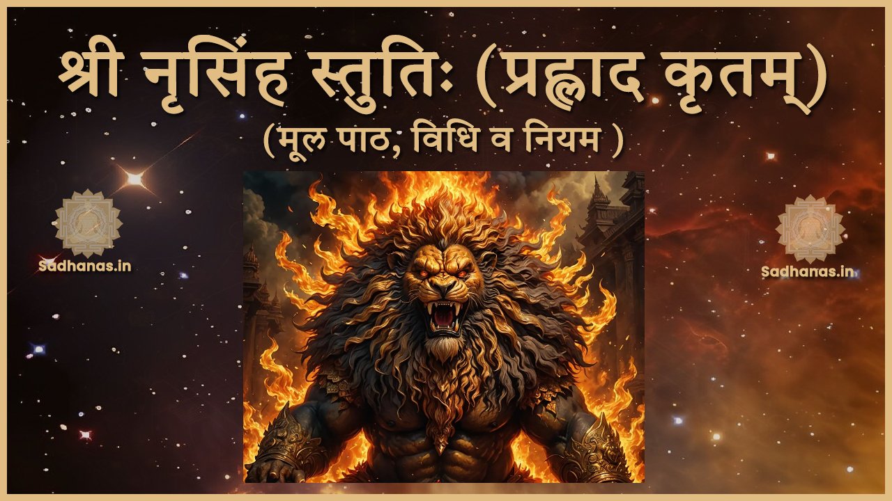 साधना: मंत्र यंत्र तंत्र साधनाओं का महाकोष - Sadhanas.in - Sadhanas.in Prahlada Krutha Narasimha Stuti – श्री नृसिंह स्तुतिः (प्रह्लाद कृतम्) - Sadhanas.in