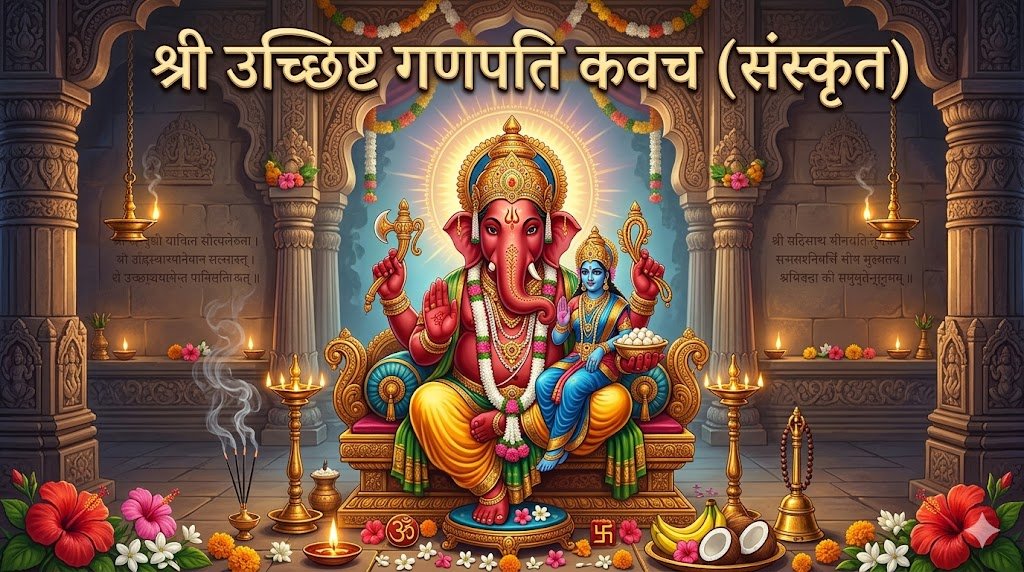 श्री उच्छिष्ट गणपति कवच (संस्कृत) | Shri Uchchhishta Ganapati Kavach Lyrics in Sanskrit - Sadhanas.in - Page 2 - Sadhanas.in श्री उच्छिष्ट गणपति कवच (संस्कृत) | Shri Uchchhishta Ganapati Kavach Lyrics in Sanskrit - Sadhanas.in