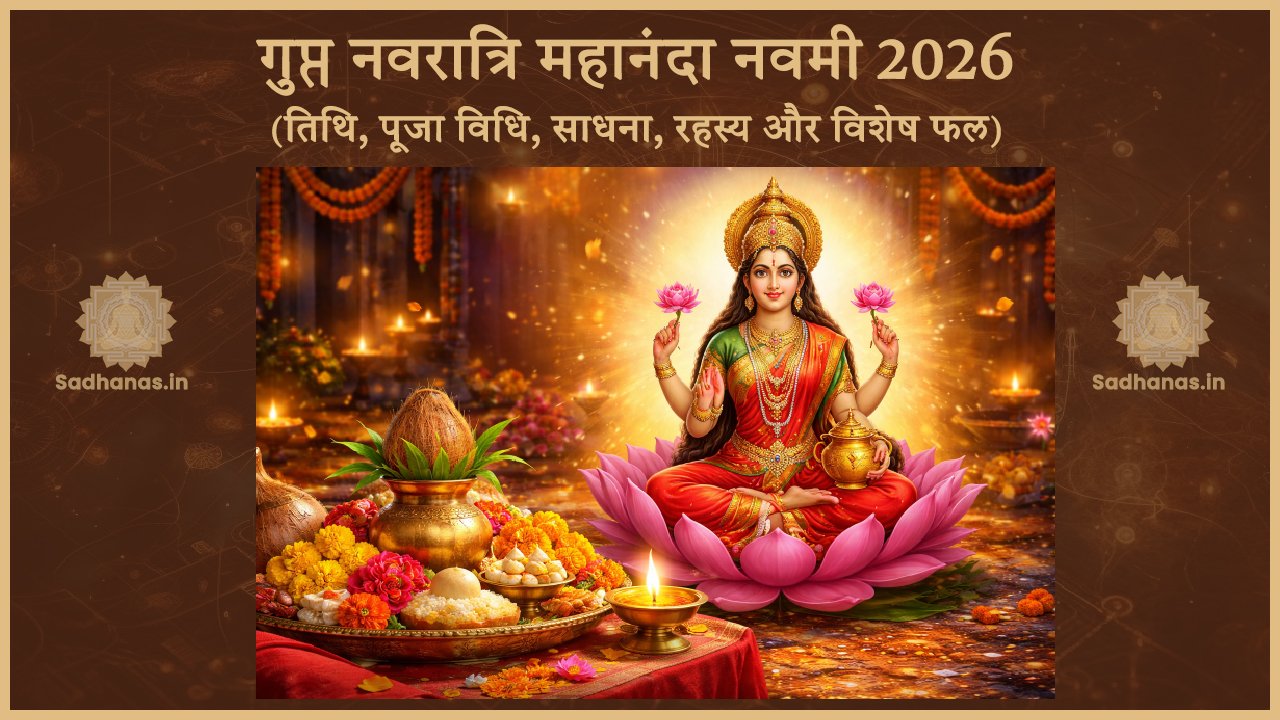 गुप्त नवरात्रि महानंदा नवमी 2026
