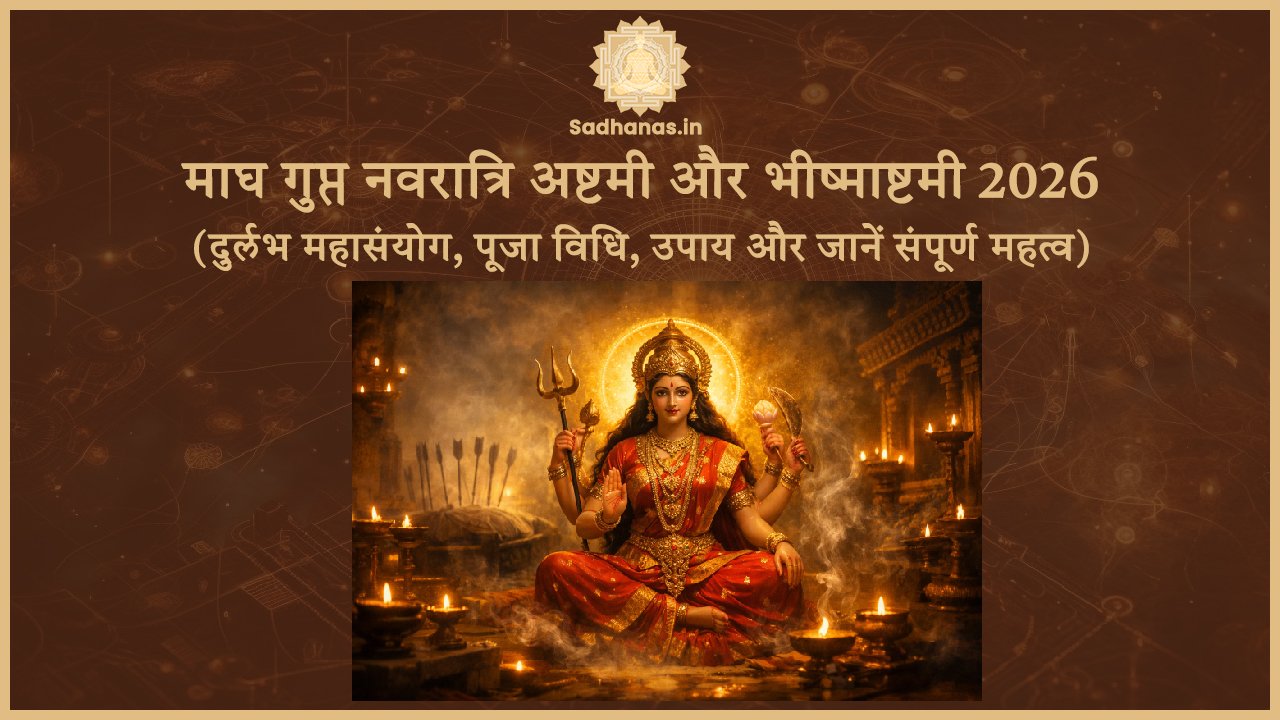 माघ गुप्त नवरात्रि की अष्टमी और भीष्माष्टमी 2026 का दुर्लभ संयोग, पूजा और ज्योतिषीय महत्व