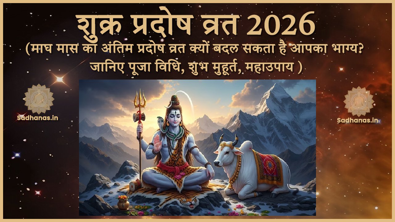 शुक्र प्रदोष व्रत 2026 पूजा विधि और महत्व - Sadhanas.in