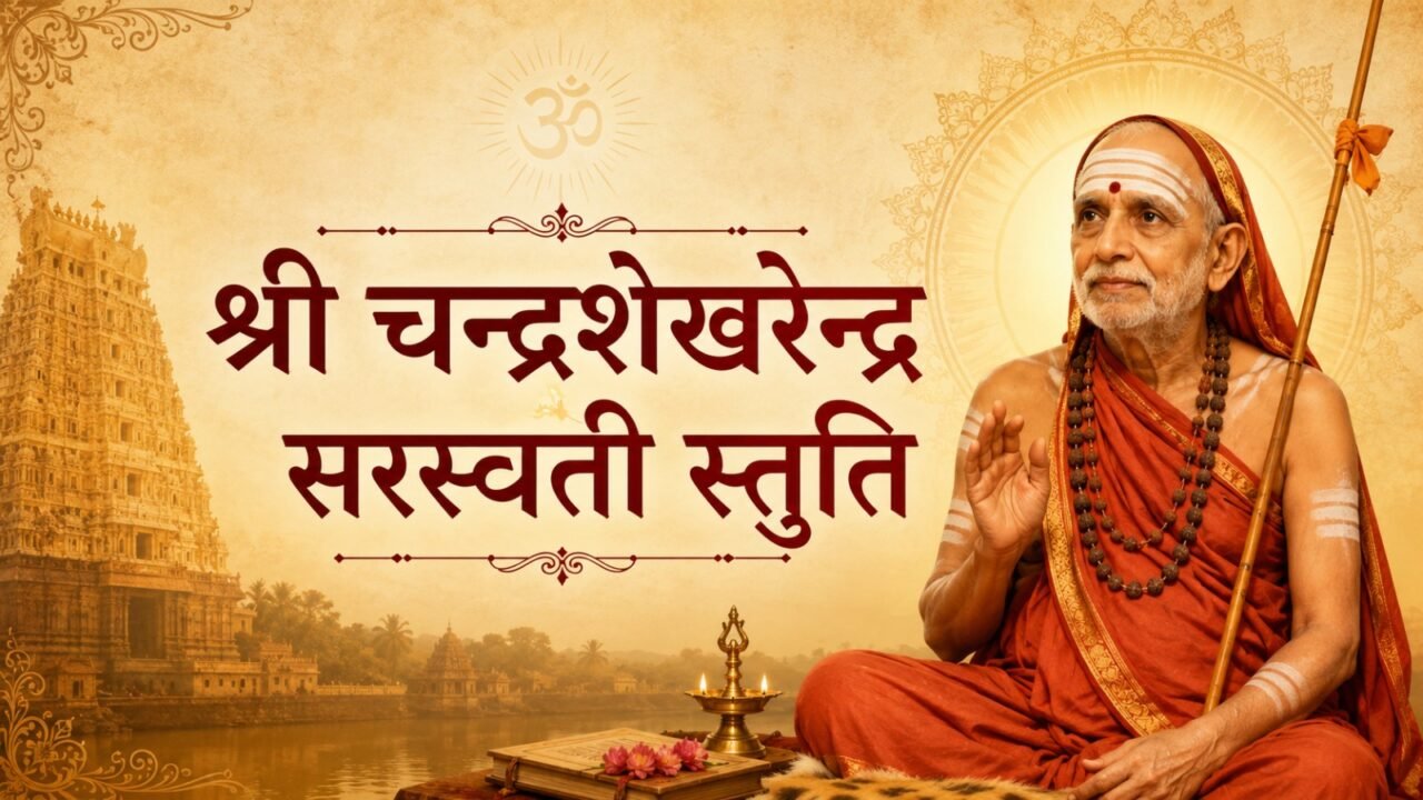 श्री चन्द्रशेखरेन्द्र सरस्वती स्तुति (संस्कृत) | Shri Chandrasekharendra Saraswati Stuti Lyrics in Sanskrit - Sadhanas.in - Sadhanas.in श्री चन्द्रशेखरेन्द्र सरस्वती स्तुति (संस्कृत) | Shri Chandrasekharendra Saraswati Stuti Lyrics in Sanskrit - Sadhanas.in