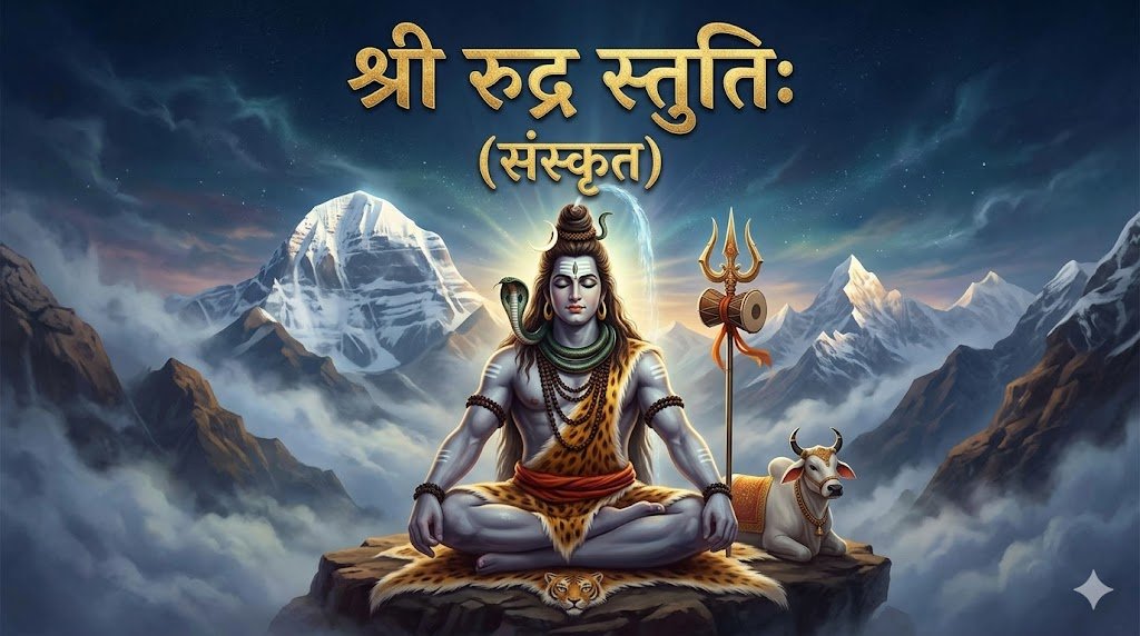 श्री रुद्र स्तुतिः (संस्कृत) | Shri Rudra Stuti Lyrics in Sanskrit - Sadhanas.in - Page 2 - Sadhanas.in श्री रुद्र स्तुतिः (संस्कृत) | Shri Rudra Stuti Lyrics in Sanskrit - Sadhanas.in
