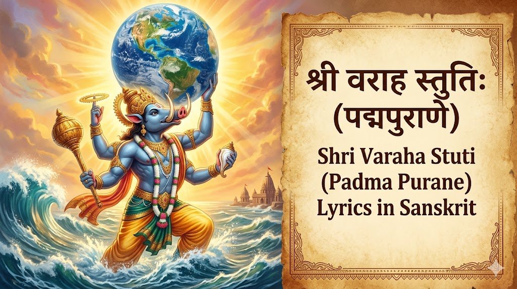 श्री वराह स्तुतिः (पद्मपुराणे) | Shri Varaha Stuti (Padma Purane) Lyrics in Sanskrit - Sadhanas.in - Page 6 - Sadhanas.in श्री वराह स्तुतिः (पद्मपुराणे) | Shri Varaha Stuti (Padma Purane) Lyrics in Sanskrit - Sadhanas.in