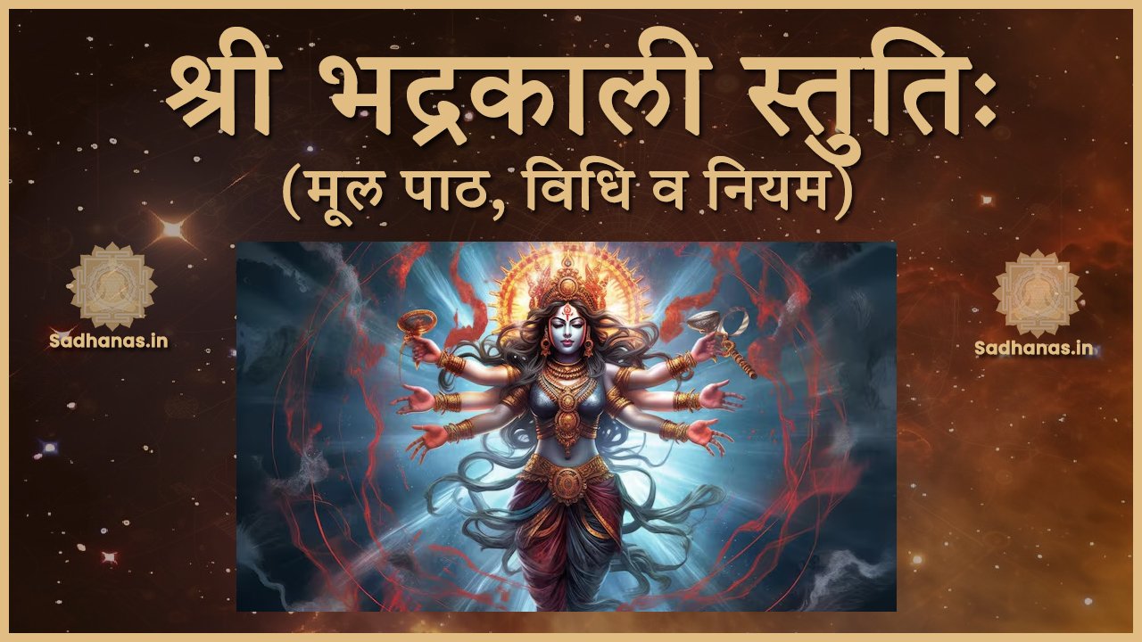 श्री भद्रकाली स्तुतिः मूल पाठ, विधि व नियम | Sri Bhadrakali Stuti