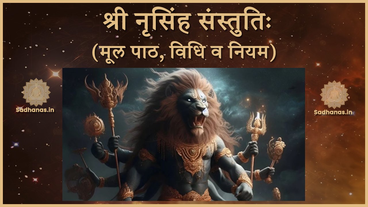 श्री नृसिंह संस्तुतिः मूल पाठ, विधि व नियम | Sri Narasimha Samstuti