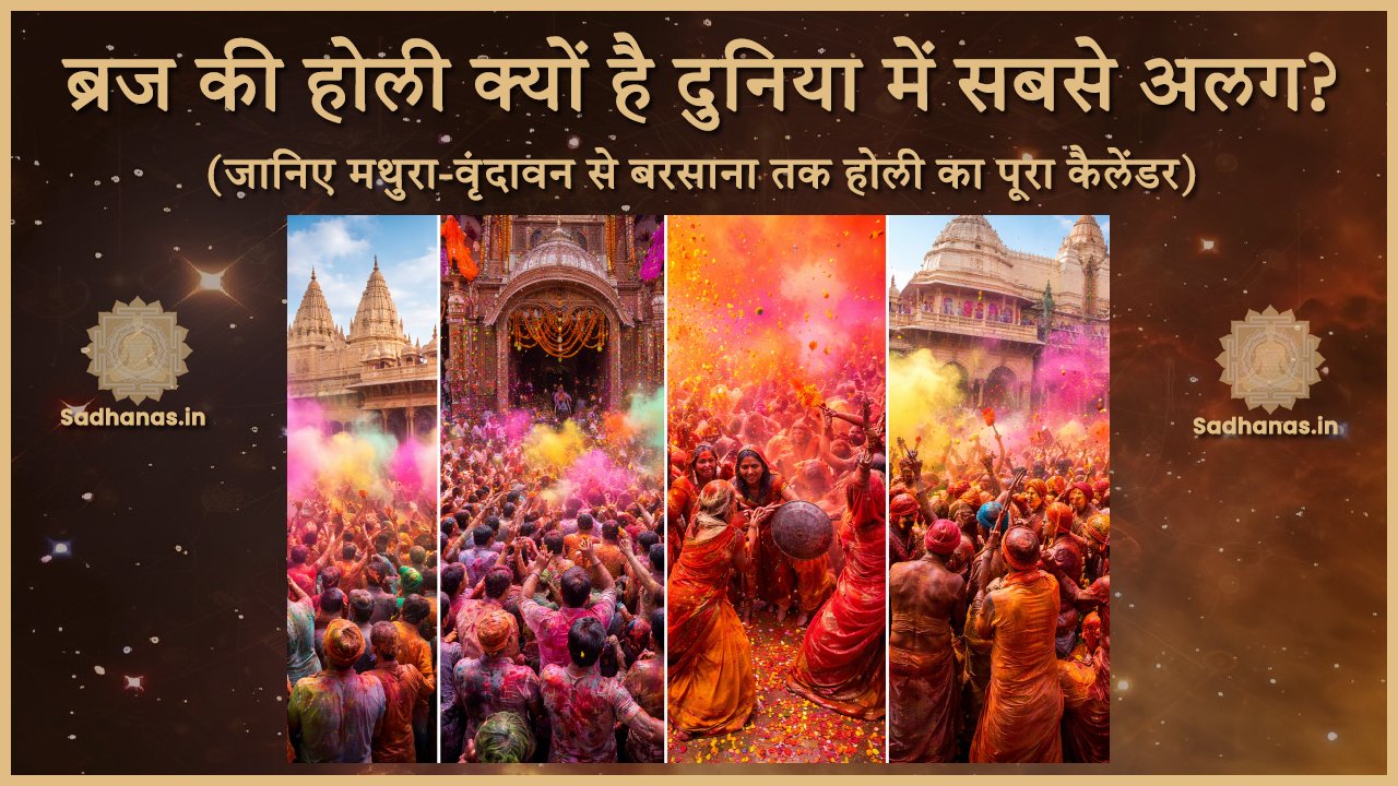 ब्रज की होली 2026: मथुरा-वृंदावन से बरसाना तक होली का पूरा कैलेंडर - Sadhanas.in