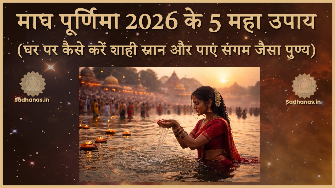 1 फरवरी 2026 माघ पूर्णिमा: घर पर शाही स्नान से कैसे पाएं संगम स्नान का फल
