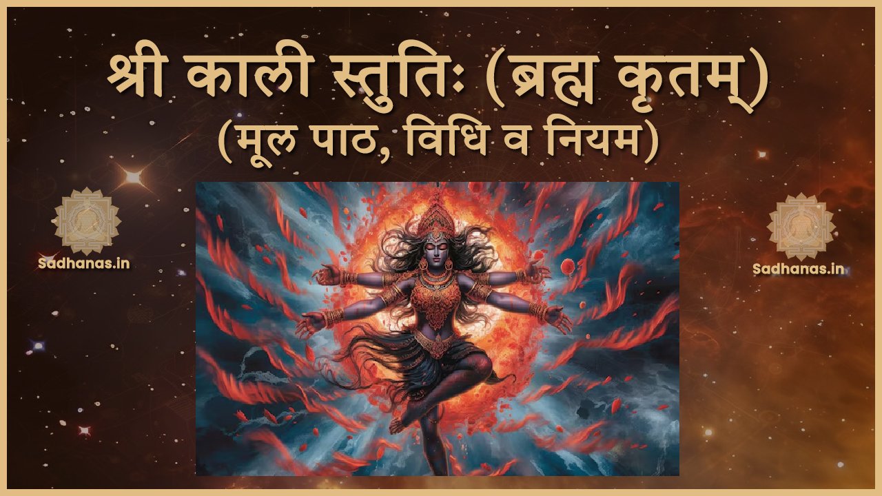 श्री काली स्तुतिः (ब्रह्म कृतम्) मूल पाठ, विधि व नियम | Sri Kali Stuti (Brahma Krutam)
