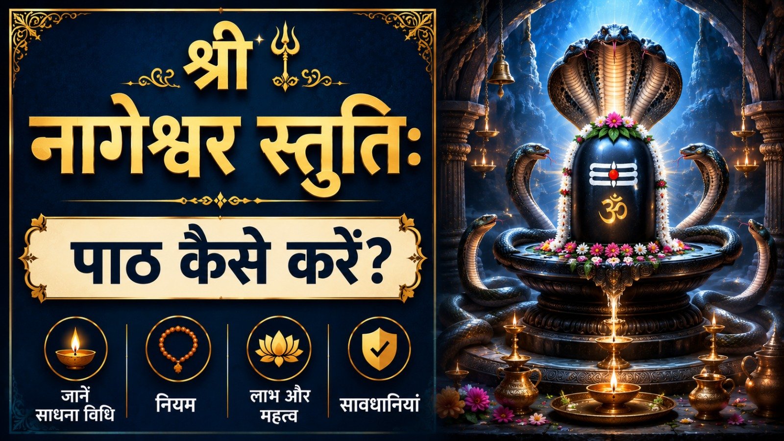 Sri Nageshwara Stuti श्री नागेश्वर स्तुतिः पाठ कैसे करें जानें साधना विधि नियम लाभ महत्व और सावधानियांIt takes 14 minutes to read this article    Sadhanasin   Sadhanasin
