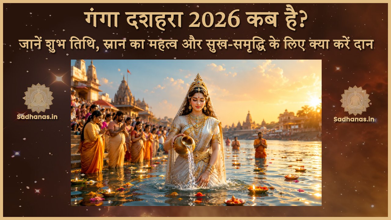 वैदिक साधनाओं का महाकोष - Sadhanas.in - Sadhanas.in गंगा दशहरा 2026 कब है? जानें शुभ तिथि, स्नान का महत्व और सुख-समृद्धि के लिए क्या करें दान - Sadhanas.in