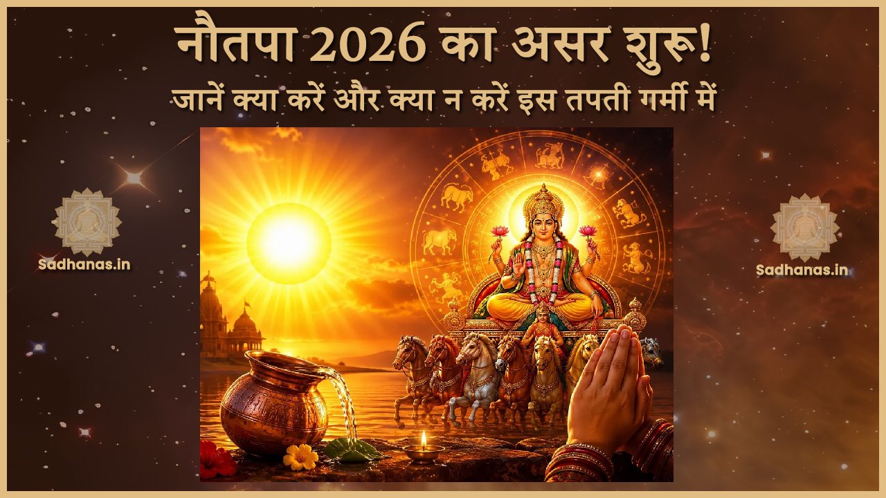 वैदिक साधनाओं का महाकोष - Sadhanas.in - Sadhanas.in 🔥 नौतपा 2026: कब से पड़ेगी सबसे तेज गर्मी? जानें नियम और बचाव के उपाय - Sadhanas.in