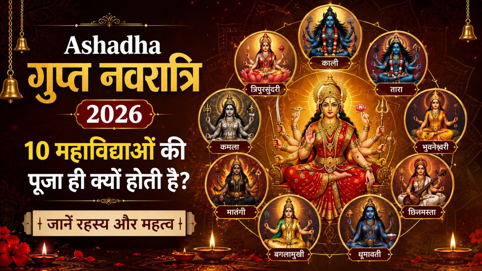 Ashadha Gupt Navratri 2026 10 महाविद्याओं की पूजा ही क्यों होती है जानें रहस्य और महत्वIt takes 14 minutes to read this article    Sadhanasin   Sadhanasin