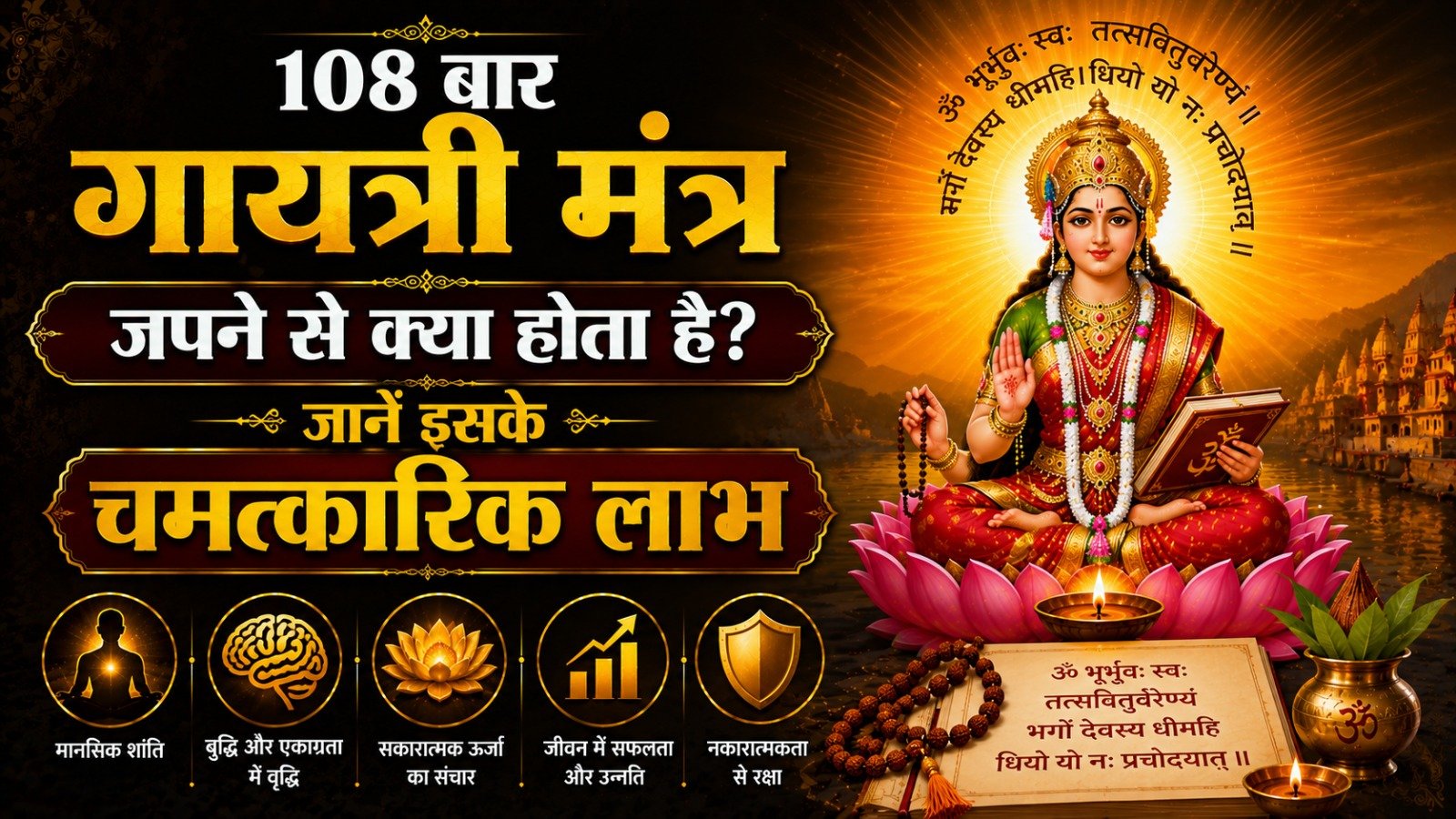 108 बार Gayatri Mantra जपने से क्या होता है जानें इसके चमत्कारिक लाभIt takes 11 minutes to read this article    Sadhanasin   Sadhanasin