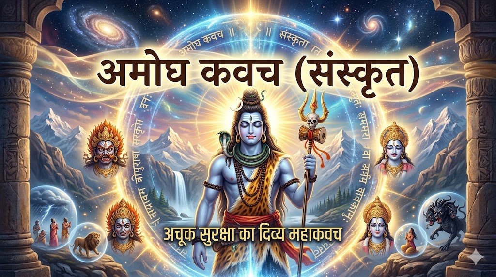 अमोघ कवच (संस्कृत) | Amogh Kavach Lyrics in Sanskrit - Sadhanas.in