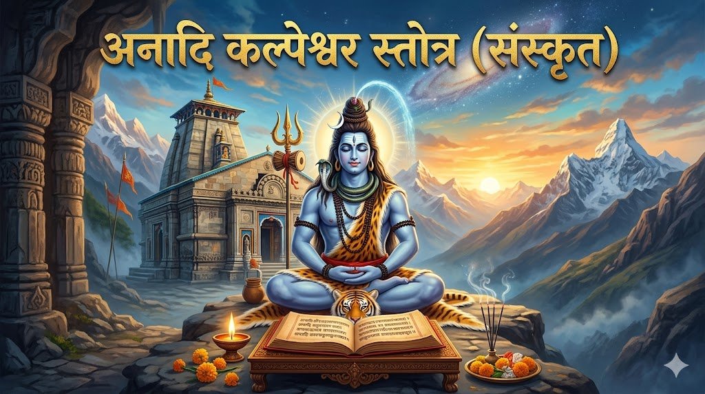 अनादि कल्पेश्वर स्तोत्र (संस्कृत) | Anadi Kalpeshwar Stotra Lyrics in Sanskrit - Sadhanas.in - Sadhanas.in अनादि कल्पेश्वर स्तोत्र (संस्कृत) | Anadi Kalpeshwar Stotra Lyrics in Sanskrit - Sadhanas.in