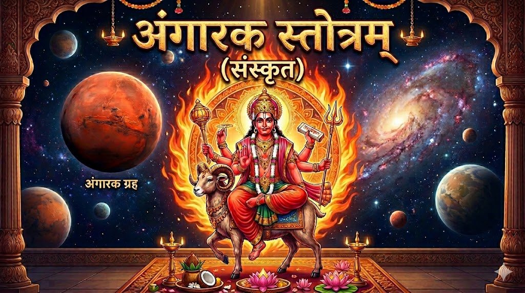 अंगारक स्तोत्रम् (संस्कृत) | Angarak Stotra Lyrics in Sanskrit - Sadhanas.in