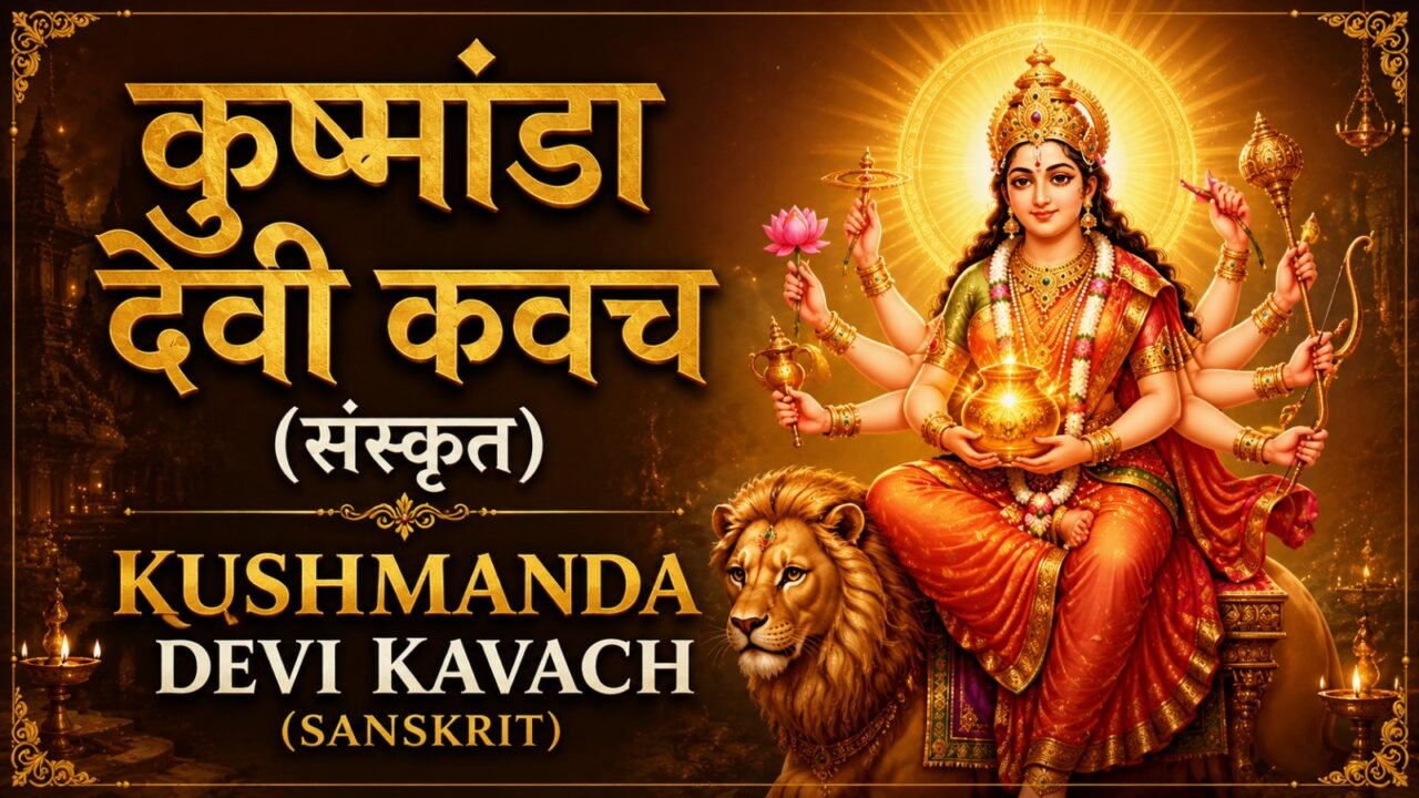 कुष्मांडा देवी कवच (संस्कृत) | Kushmanda Devi Kavach Lyrics in Sanskrit - Sadhanas.in