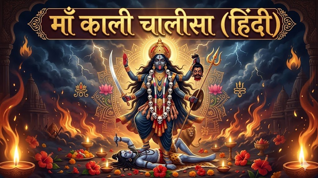 माँ काली चालीसा (हिंदी) | Maa Kali Chalisa Lyrics in Hindi - Sadhanas.in - Sadhanas.in माँ काली चालीसा (हिंदी) | Maa Kali Chalisa Lyrics in Hindi - Sadhanas.in