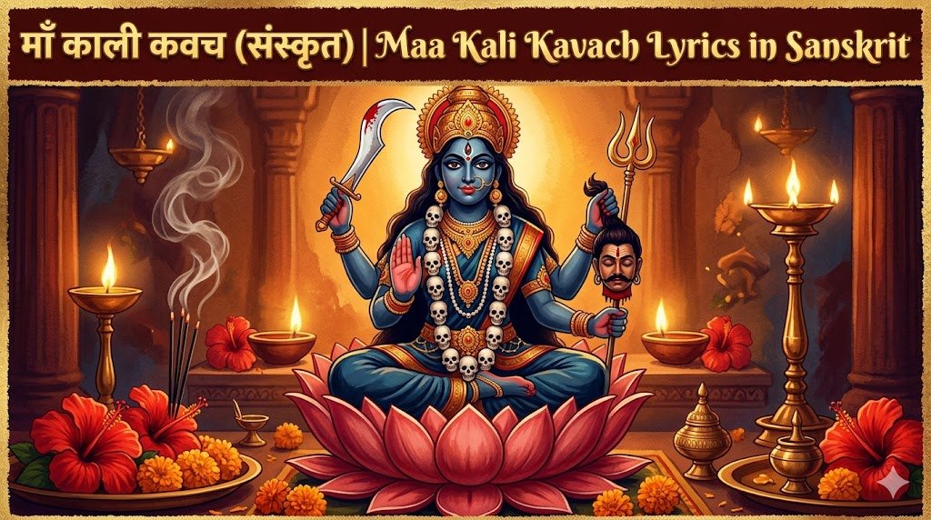 माँ काली कवच (संस्कृत) | Maa Kali Kavach Lyrics in Sanskrit - Sadhanas.in