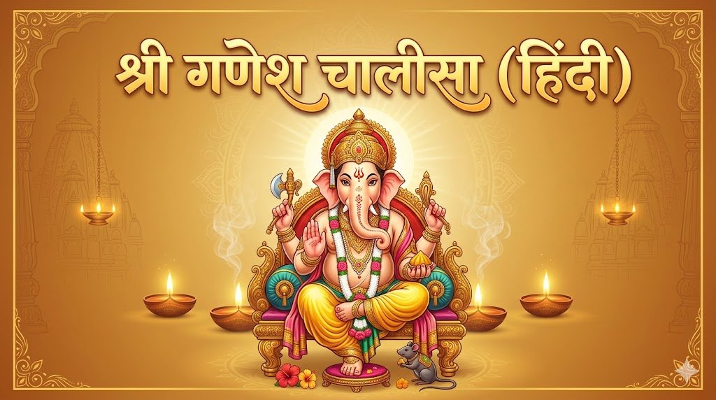 श्री गणेश चालीसा (हिंदी) | Shri Ganesh Chalisa Lyrics in Hindi - Sadhanas.in - Sadhanas.in श्री गणेश चालीसा (हिंदी) | Shri Ganesh Chalisa Lyrics in Hindi - Sadhanas.in