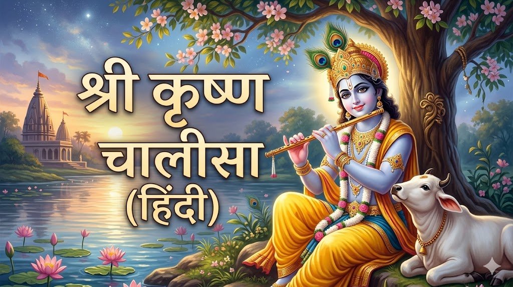 श्री कृष्ण चालीसा (हिंदी) | Shri Krishna Chalisa Lyrics in Hindi - Sadhanas.in - Sadhanas.in श्री कृष्ण चालीसा (हिंदी) | Shri Krishna Chalisa Lyrics in Hindi - Sadhanas.in