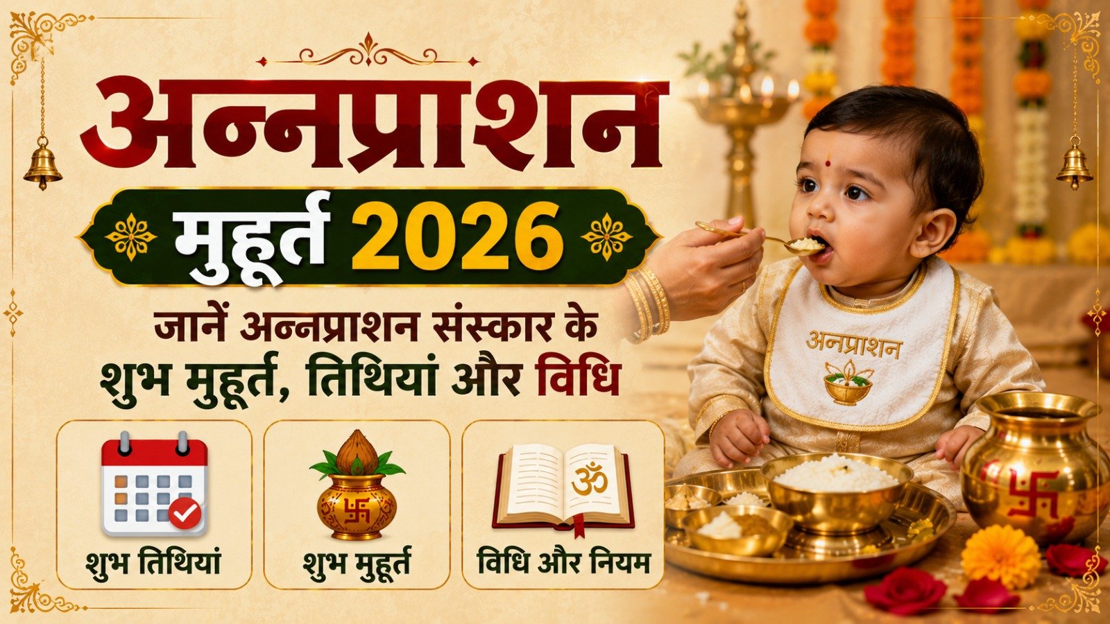 Annaprashan Muhurat 2026 जानें अन्नप्राशन संस्कार के शुभ मुहूर्त तिथियां और विधिIt takes 13 minutes to read this article    Sadhanasin   Sadhanasin