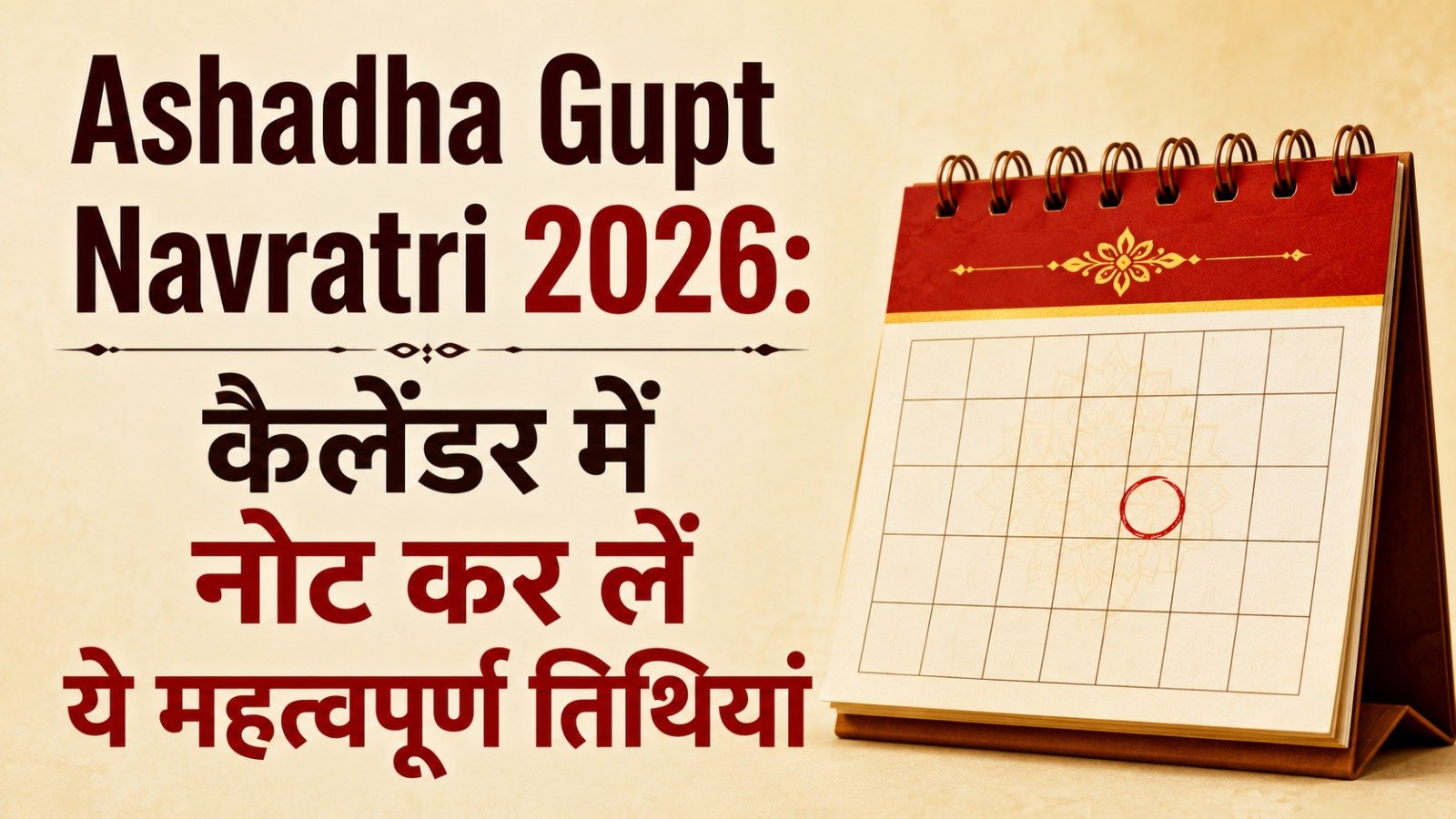 Ashadha Gupt Navratri 2026 कैलेंडर में नोट कर लें ये महत्वपूर्ण तिथियांIt takes 12 minutes to read this article    Sadhanasin   Sadhanasin