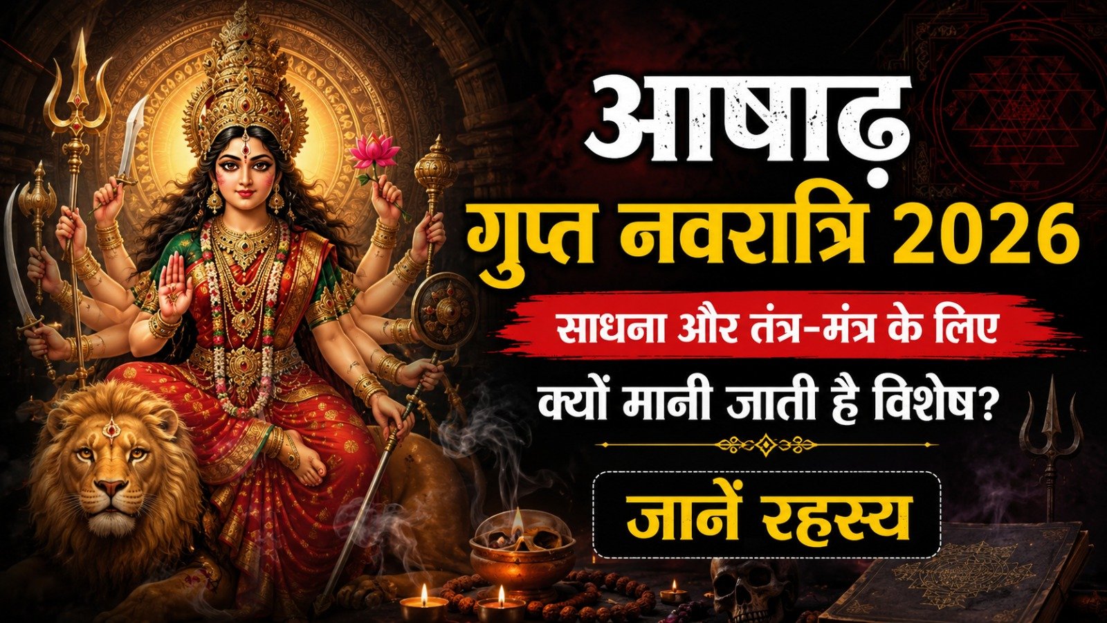 आषाढ़ गुप्त नवरात्रि 2026 साधना और तंत्र मंत्र के लिए क्यों मानी जाती है विशेष जानें रहस्यIt takes 13 minutes to read this article    Sadhanasin   Sadhanasin