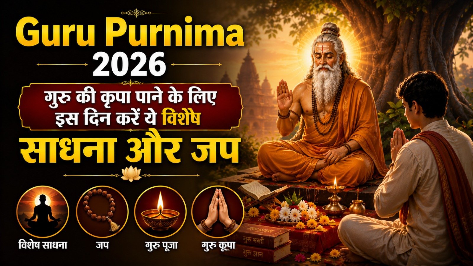 Guru Purnima 2026 गुरु की कृपा पाने के लिए इस दिन करें ये विशेष साधना और जपIt takes 13 minutes to read this article    Sadhanasin   Sadhanasin