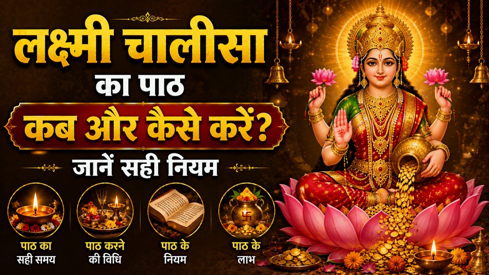 Lakshmi Chalisa का पाठ कब और कैसे करें जानें सही नियमIt takes 17 minutes to read this article    Sadhanasin   Sadhanasin