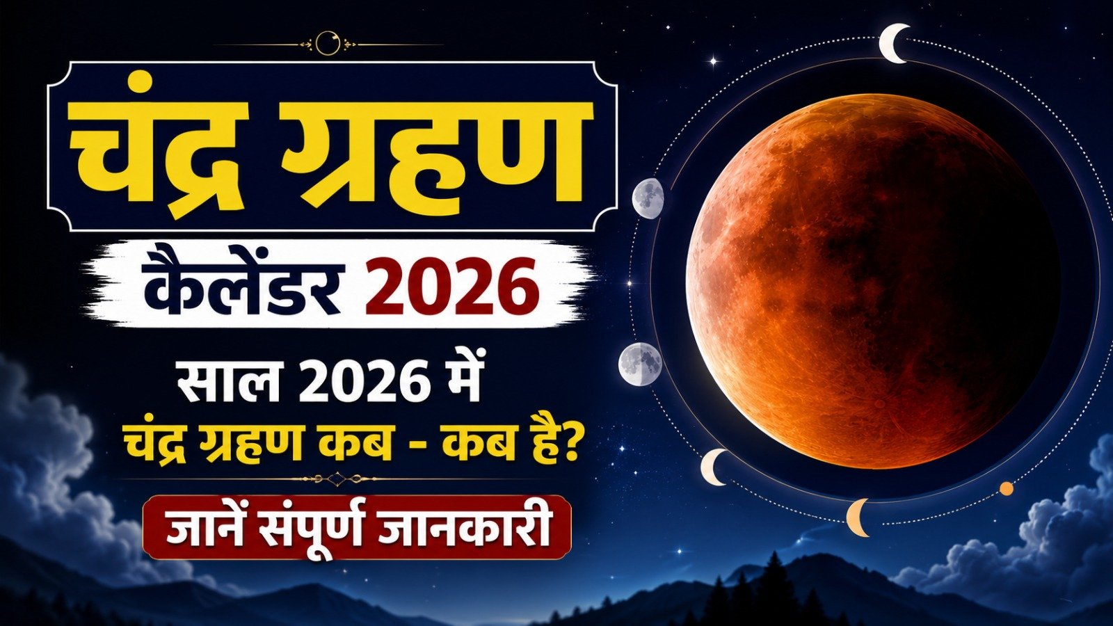 Chandra Grahan Calendar 2026 साल 2026 में चंद्र ग्रहण कब  कब है जानें संपूर्ण जानकारीIt takes 17 minutes to read this article    Sadhanasin   Sadhanasin