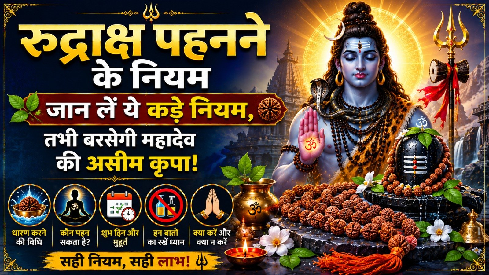 Rudraksha Wearing Rules रुद्राक्ष पहनने से पहले जान लें ये 10 कड़े नियम वरना हो सकता है नुकसानIt takes 9 minutes to read this article    Sadhanasin   Sadhanasin